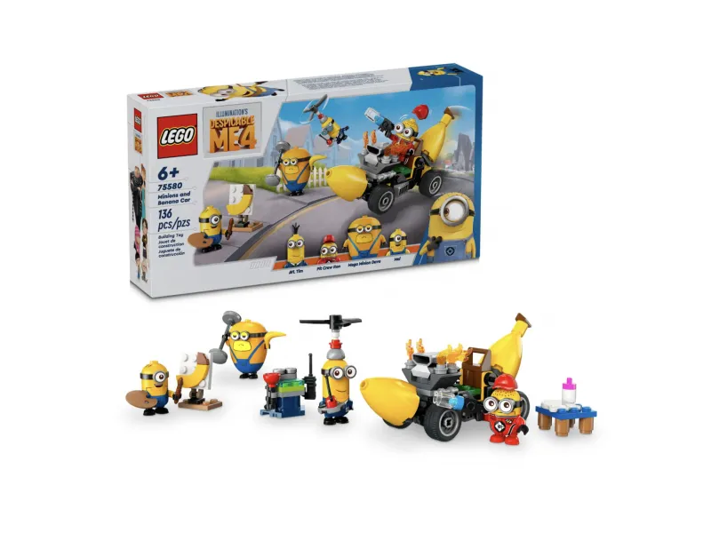 LEGO - Les Minions et la voiture-banane (75580)
