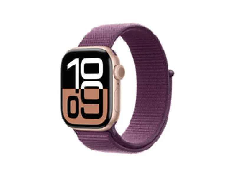 Apple Watch Series 10 GPS 42mm GPS Aluminium Rose Gold - Plum MWWK3QF/A