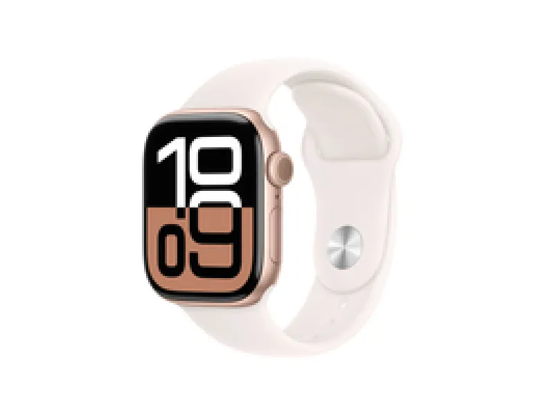 Apple Watch Series 10 42mm GPS Alu Rose Gold S/M Light Blush MWWH3QF/A