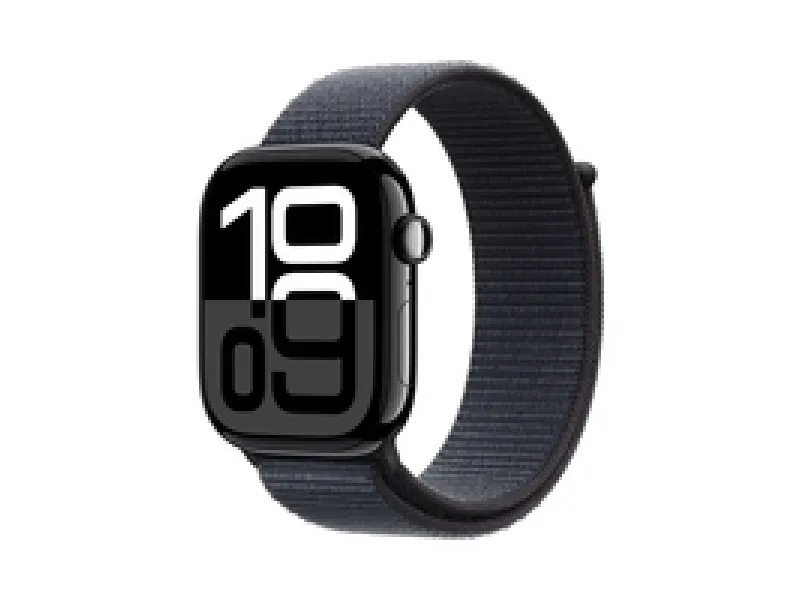 Apple Watch S10 Alu Jet Black 46mm GPS+Cell Sports Ink (MWY53QF/A)