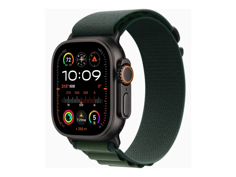 Apple Watch Ultra 2 Black 49mm GPS+Cell Alpine Dark Green (MX4T3FD/A)