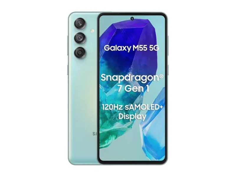 Samsung Galaxy M55 5G 128Go Vert Clair (SM-M556ELGAEUB)