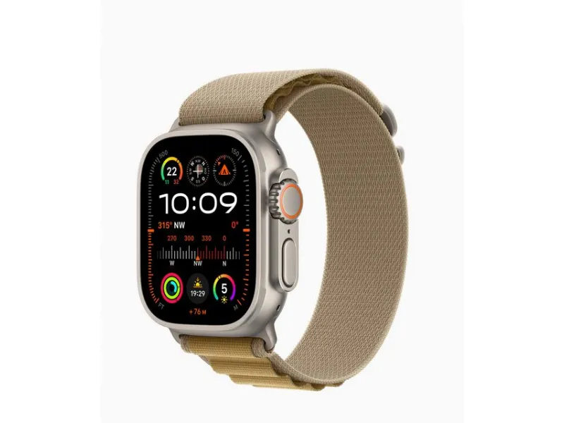 Apple Watch Ultra 2 Naturelle 49 mm GPS + Cellulaire Tan Alpine (MX4H3FD/A)