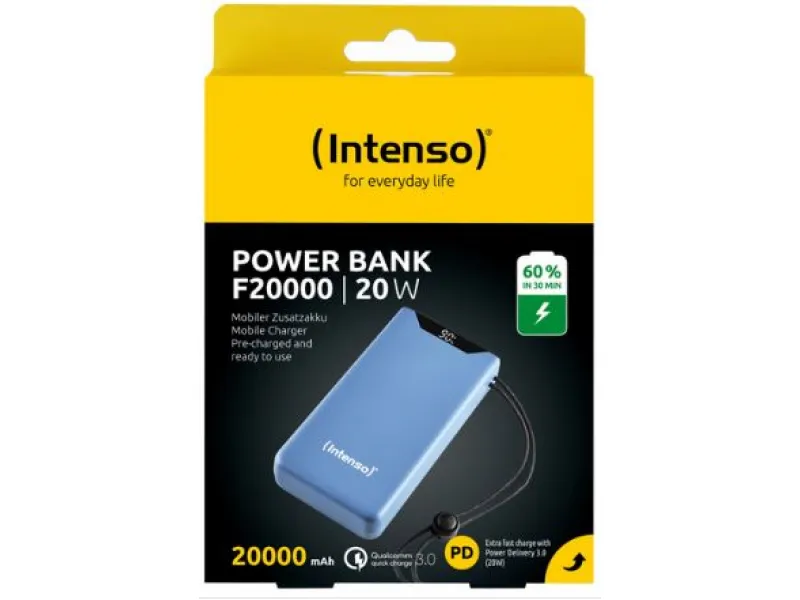 Intenso Powerbank F20000 20 000 mAh Bleu (7332055)